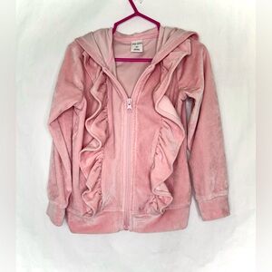Pink Ruffled Kids Hoodie / Jacket By Okie Dokie